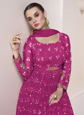 Exquisite Gown in Pink Colour